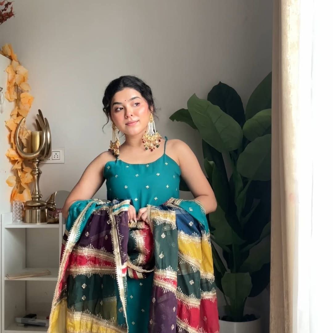 Malhari Sharara Set ❤️💙*