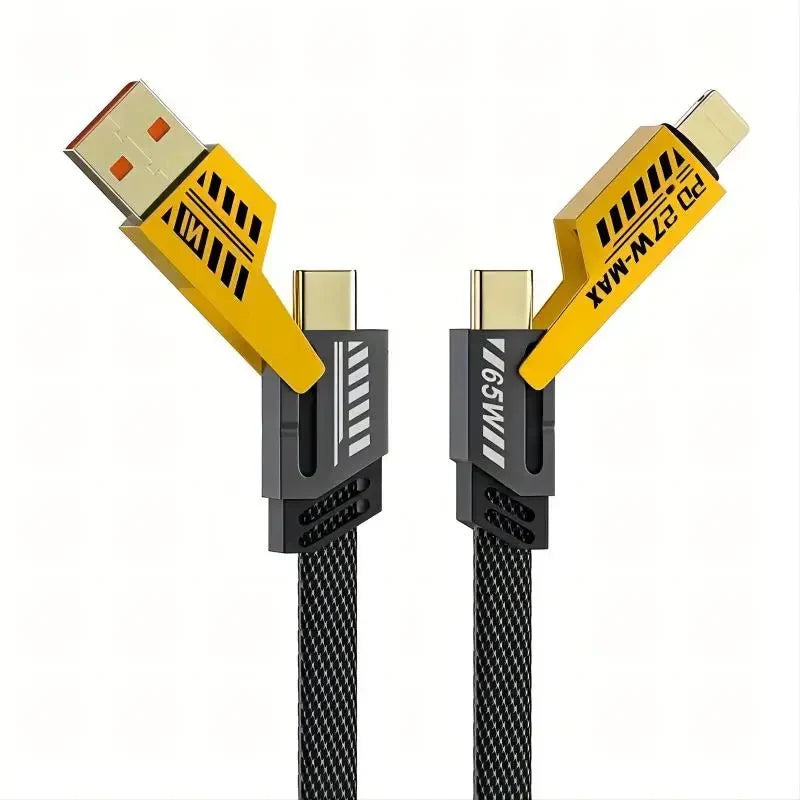 BlackBoar Power Fusion X - 4 in 1 Metal Flat Braided